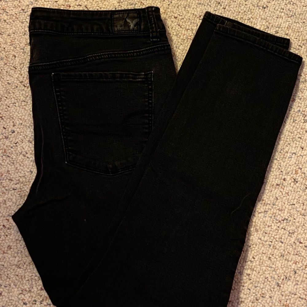 AE - Black High Rise Jegging